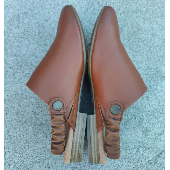 Brown Leather Mules by Earth Origin sz7.5 - Picture 6 of 8